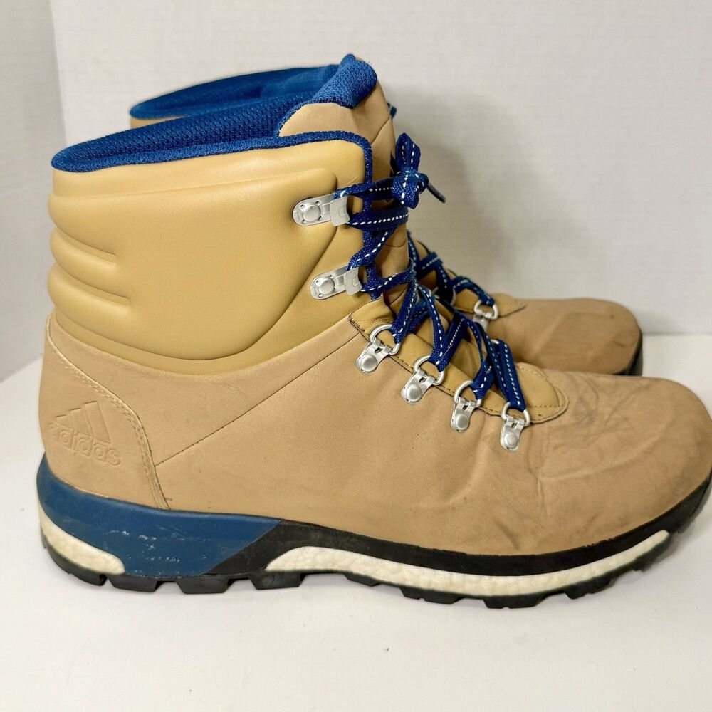 adidas Pathmaker Boots Men’s Size 12 Tan Brown Blue Gorpcore Hiking Y2K Outdoor